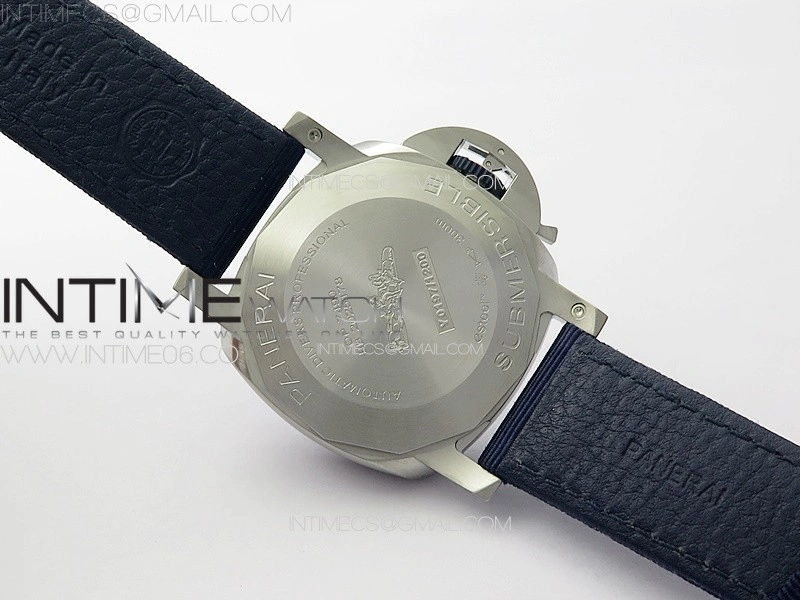 PAM1289 Y VSF 1:1 Best Edition Blue Dial on Blue Leather Strap P.900 Super Clone